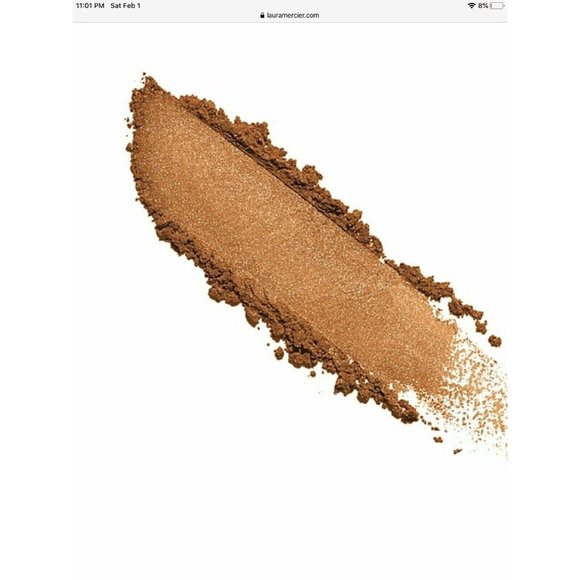 LAURA MERCIER-Make it Glow Setting Powder (Medium-Deep/Full Size)+Brush Set-NIB - Picture 3 of 6
